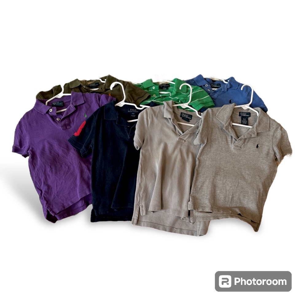 Lot of 7 Polo shirts all size 4T